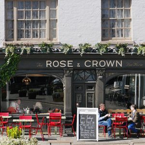 The Rose & Crown gastropub in Warwick.